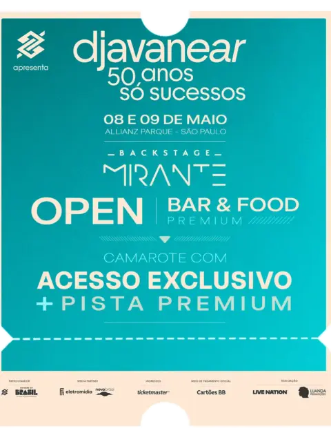Djavan — 50 Anos | 8 de Maio